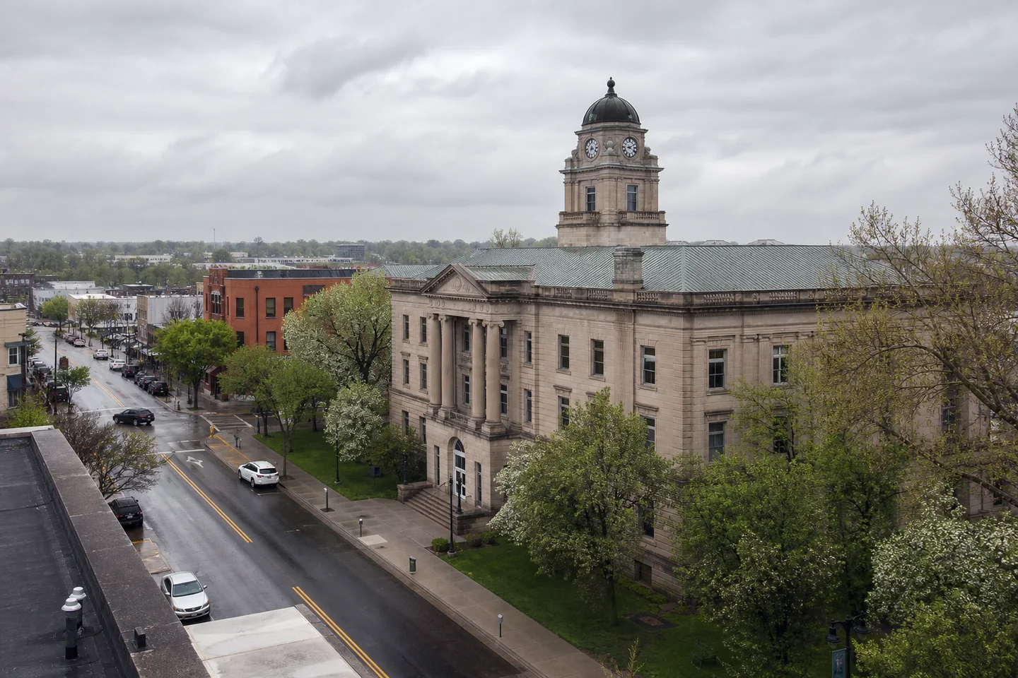 Bentonville cityscape