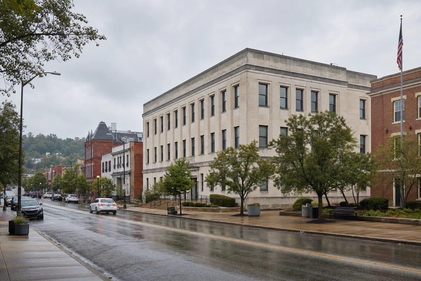 Bloomington cityscape