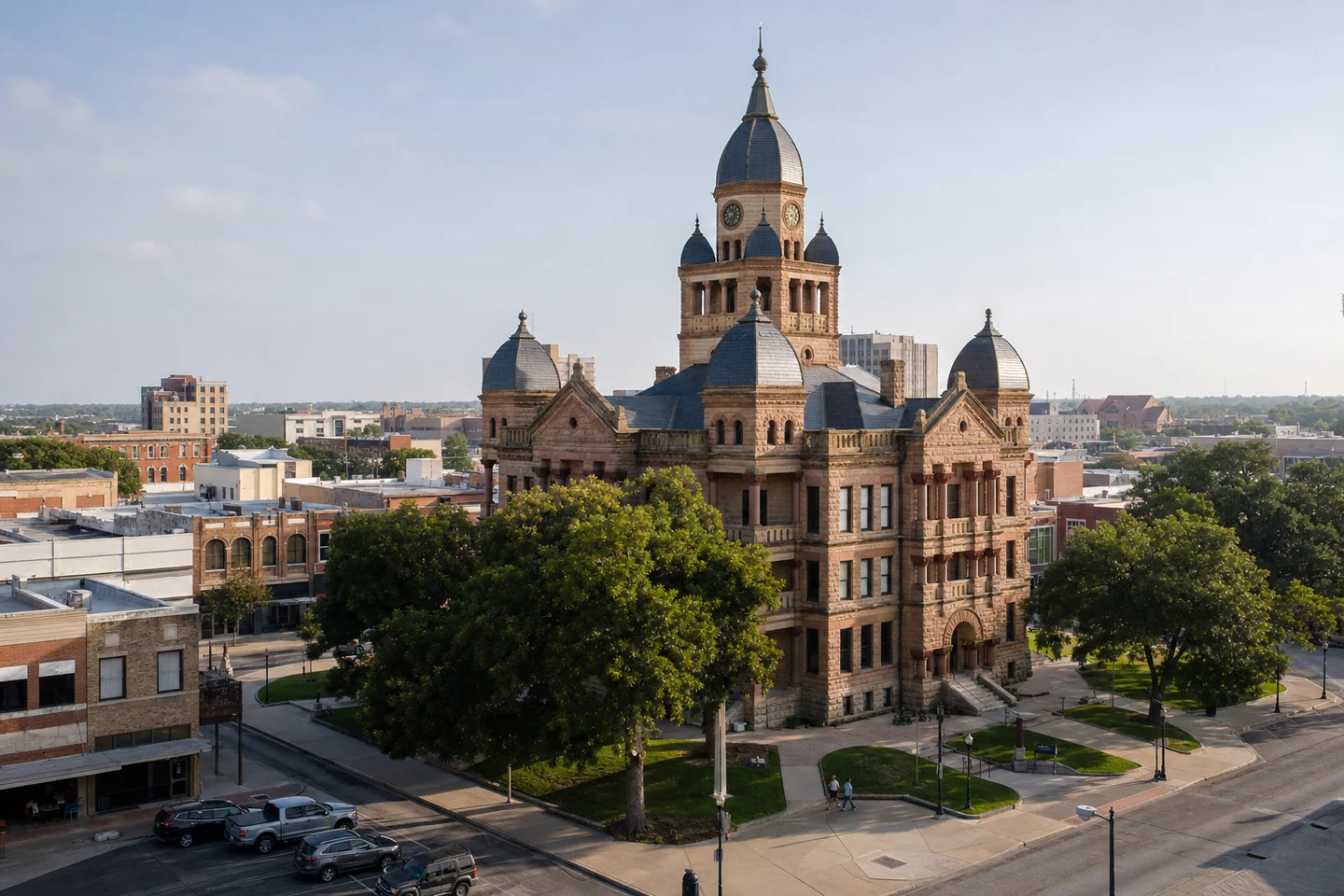 Denton cityscape