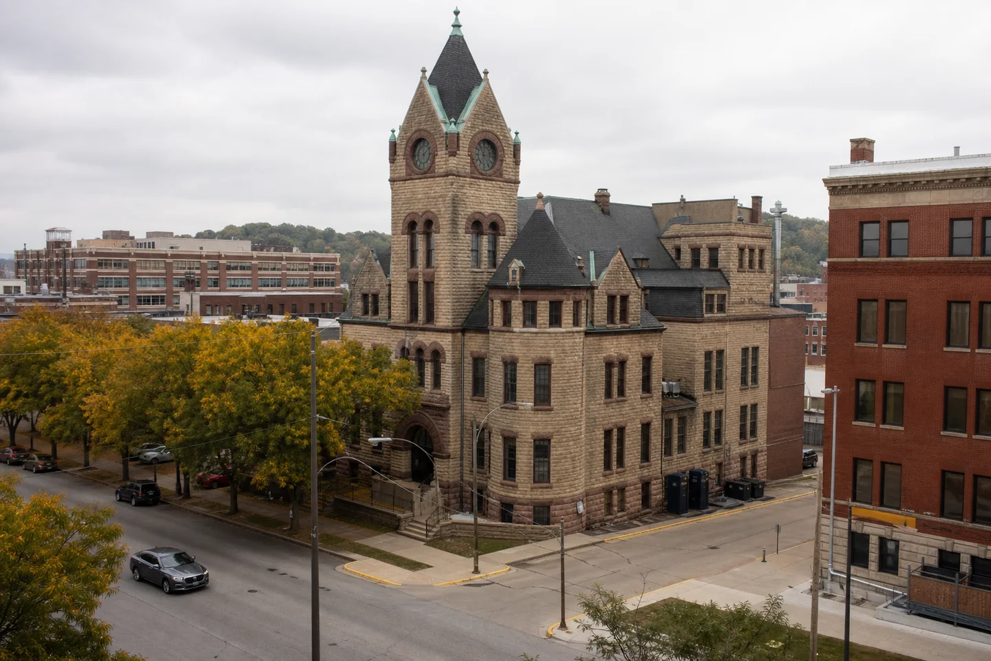 Dubuque cityscape