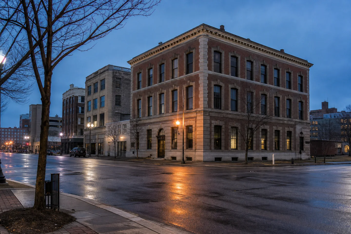 Flint cityscape