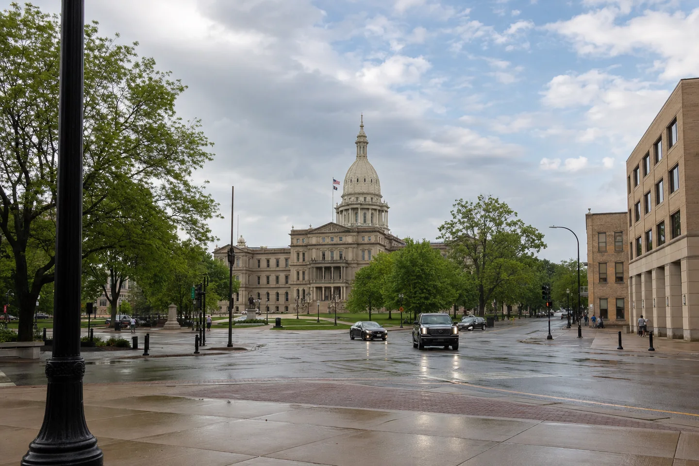 Lansing cityscape