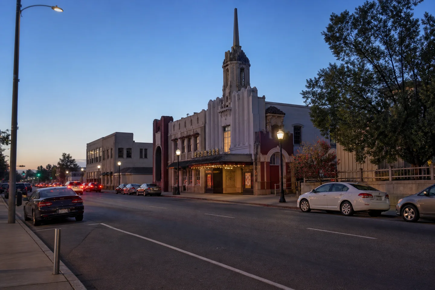 Merced cityscape