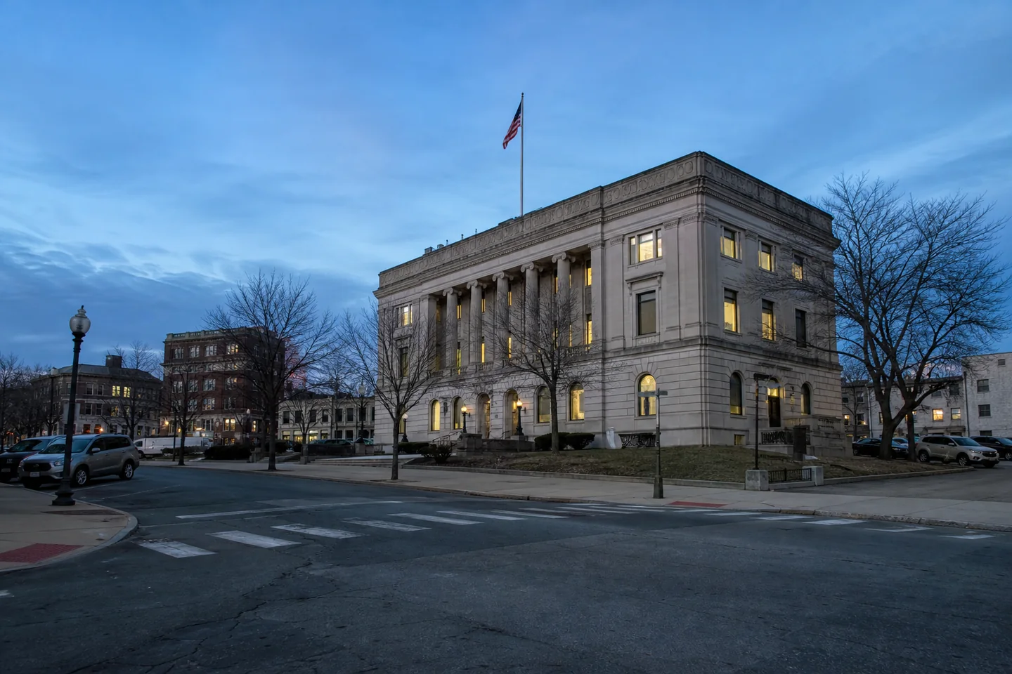 Pawtucket, RI cityscape