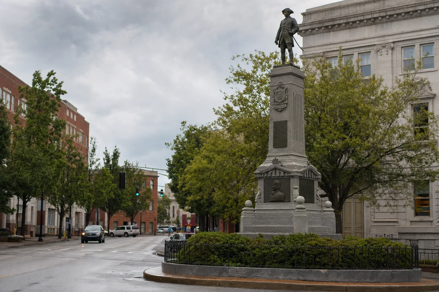 Spartanburg cityscape