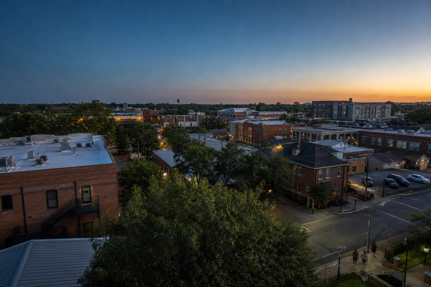 Auburn, AL cityscape