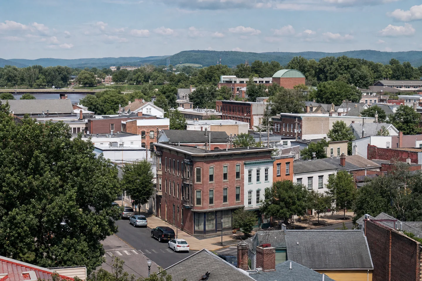 Bloomsburg, PA cityscape