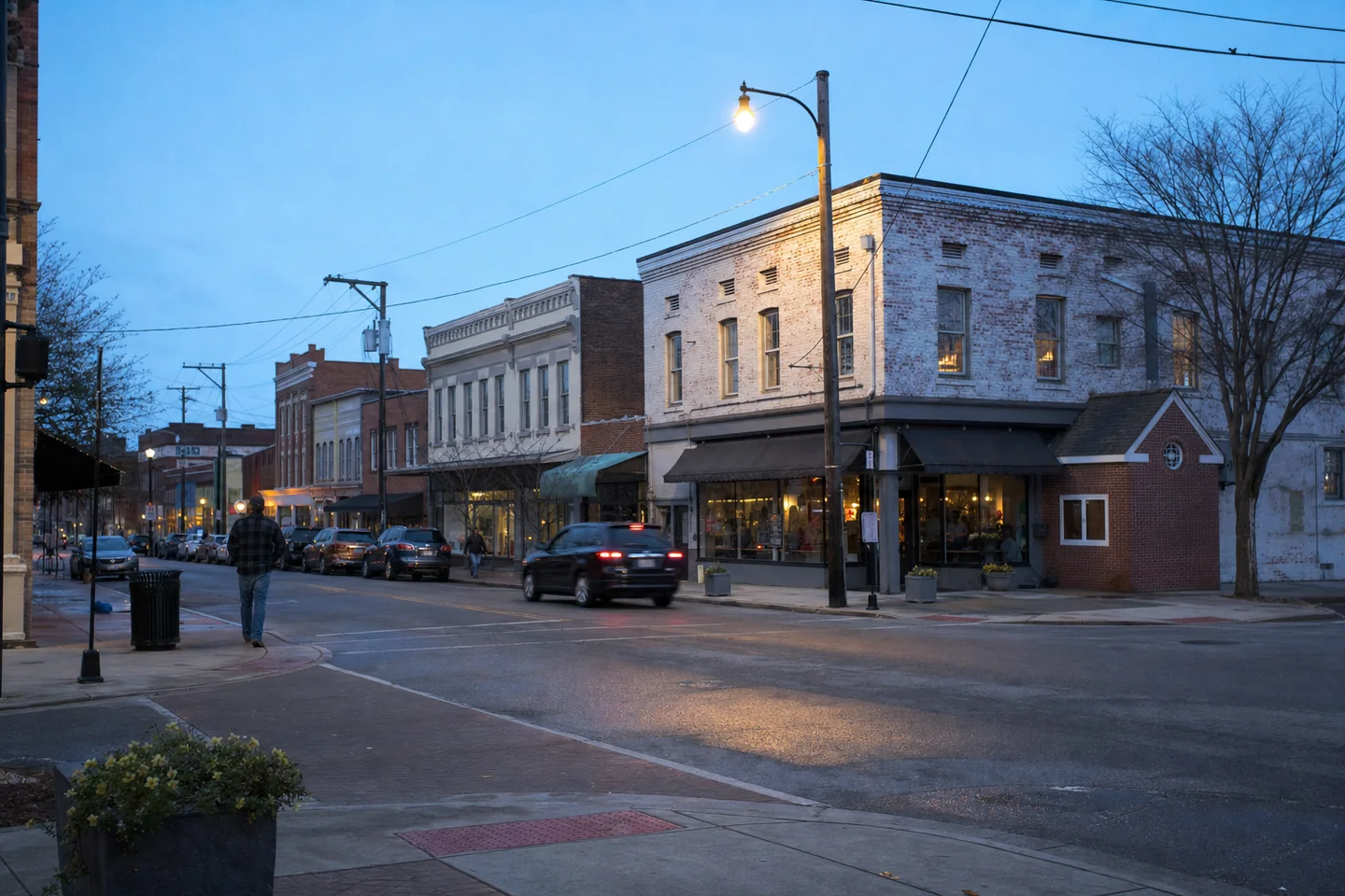 Burlington, NC cityscape