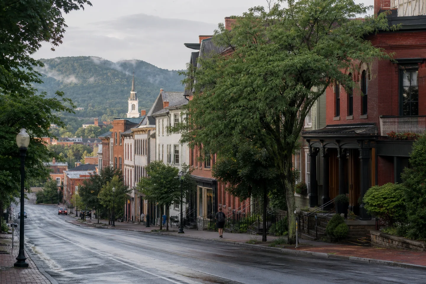 Burlington, VT cityscape