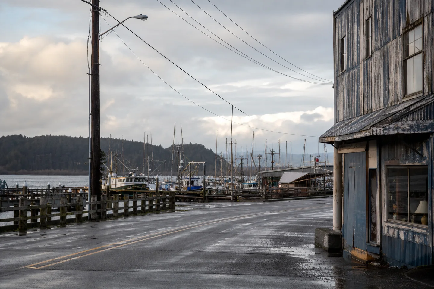 Coos Bay, OR cityscape