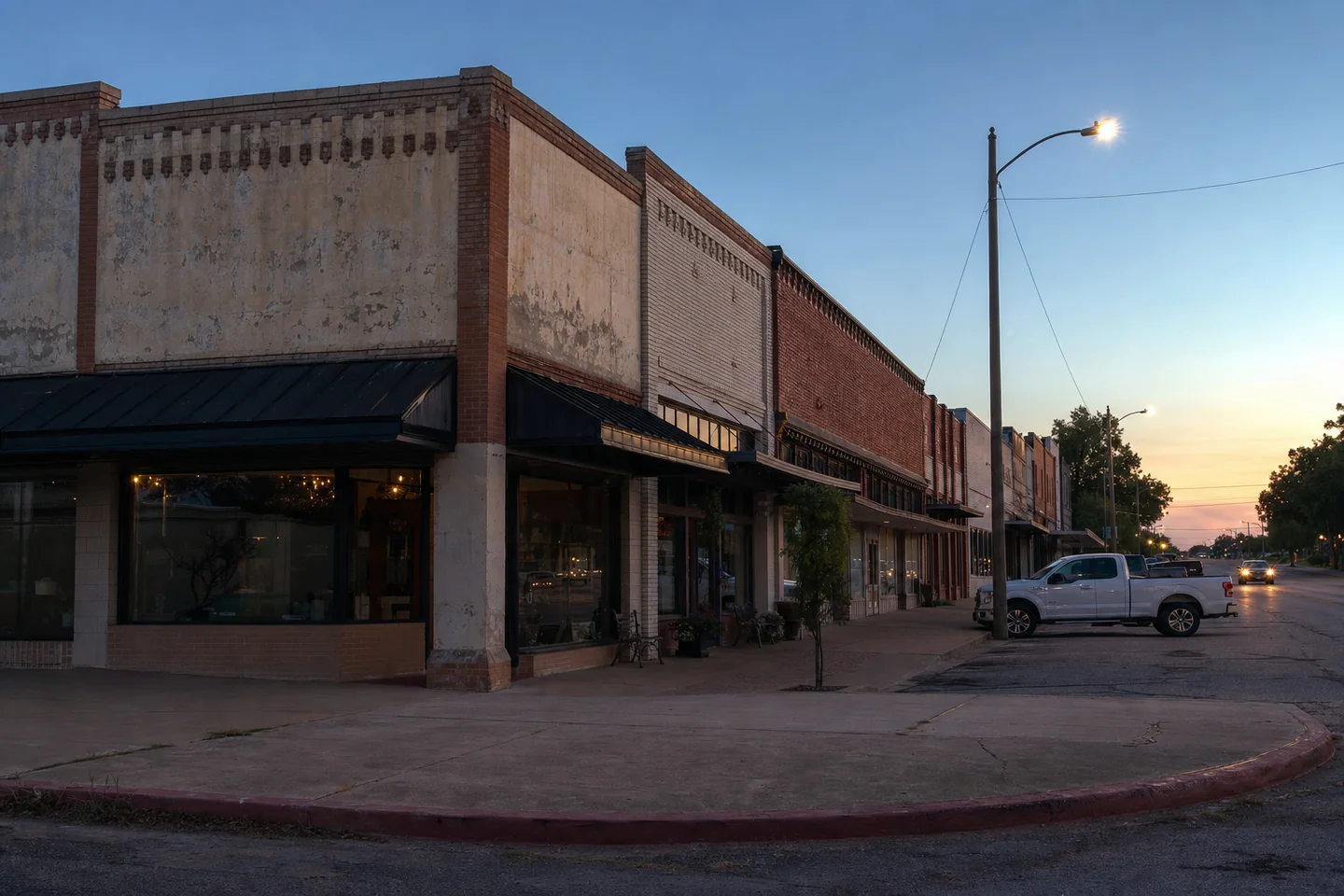 Corsicana, TX cityscape