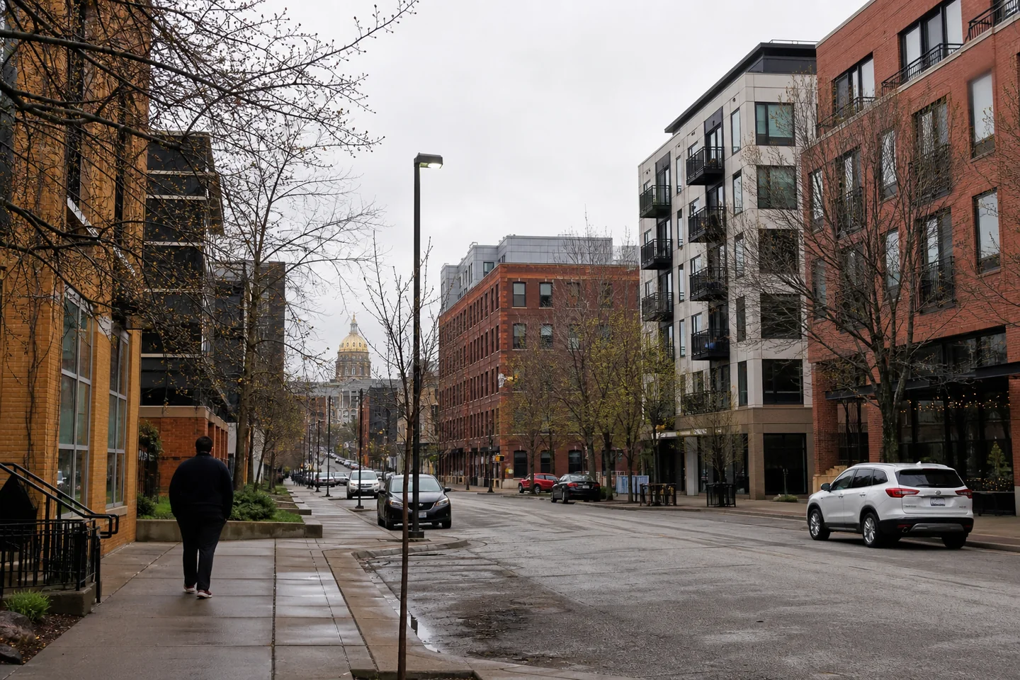 Des Moines, IA cityscape