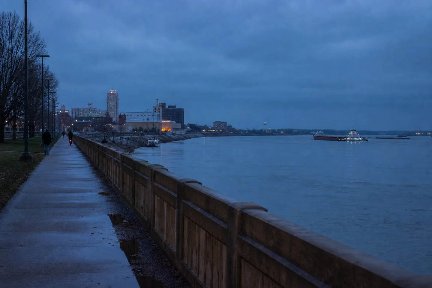 Evansville, IN cityscape