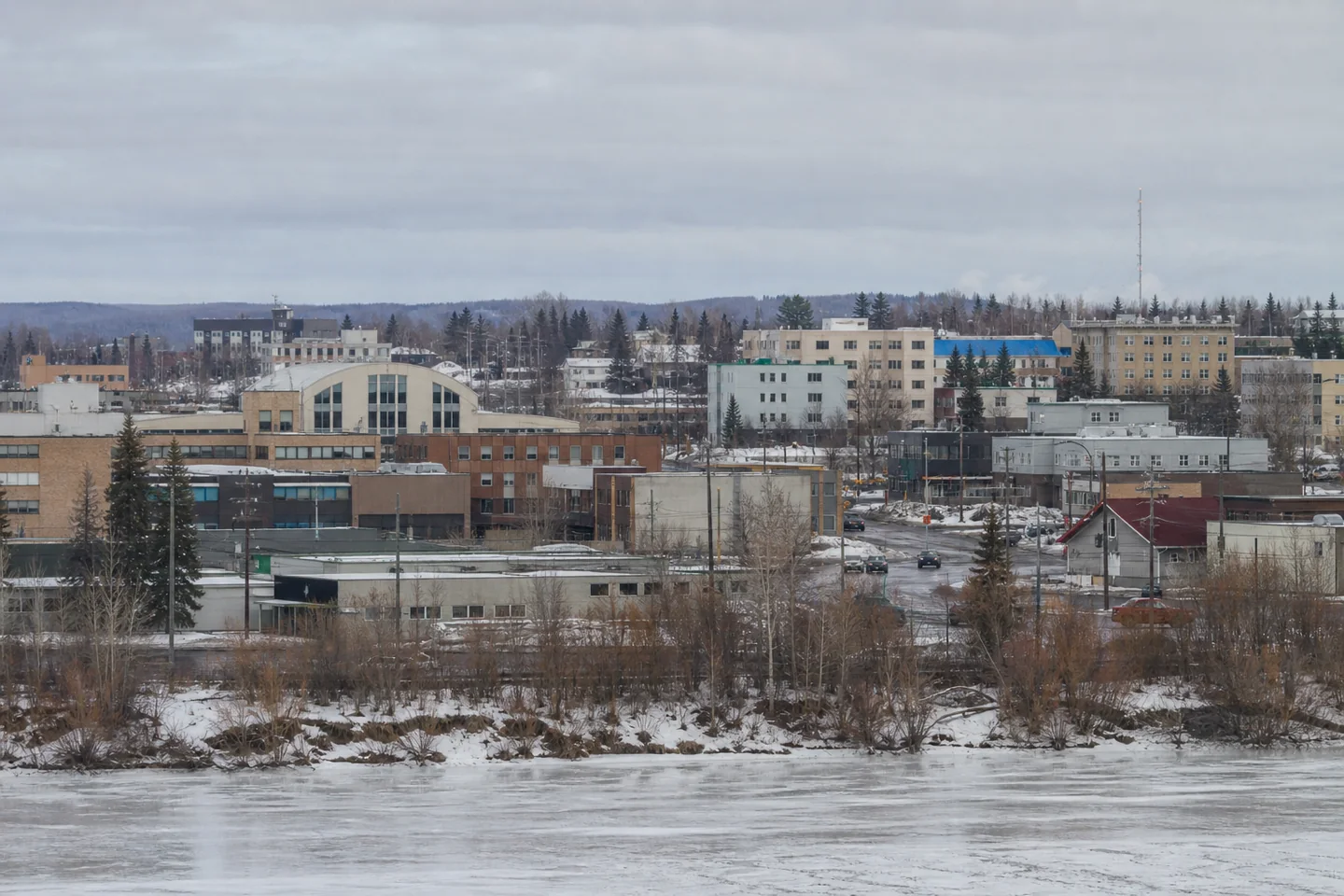 Fairbanks, AK cityscape