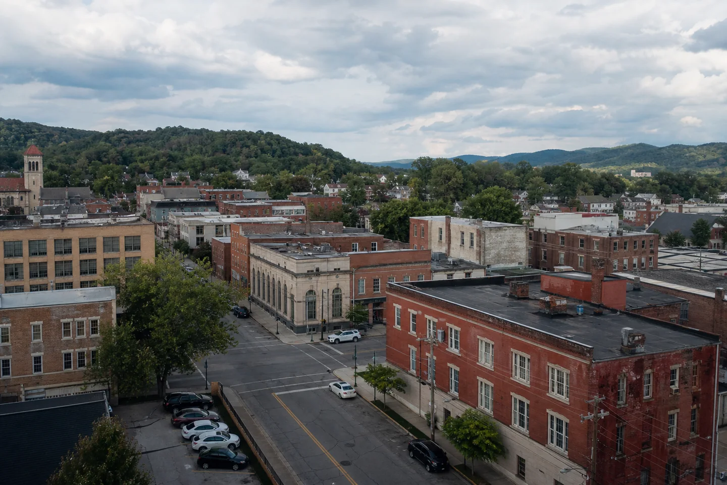 Fairmont, WV cityscape