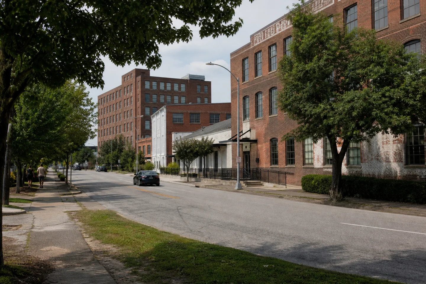 Greensboro cityscape
