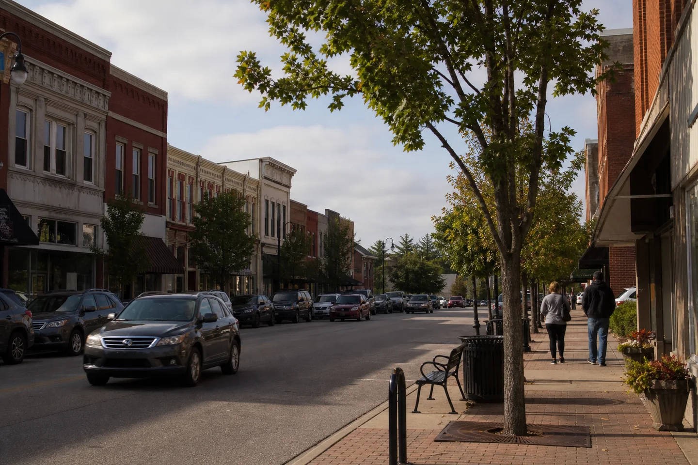 Hillsdale, MI cityscape