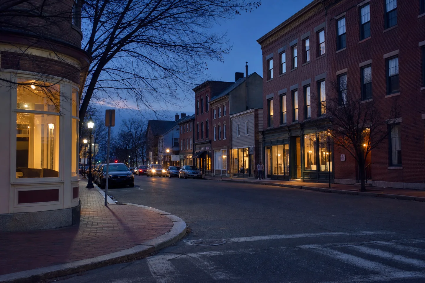 Keene, NH cityscape