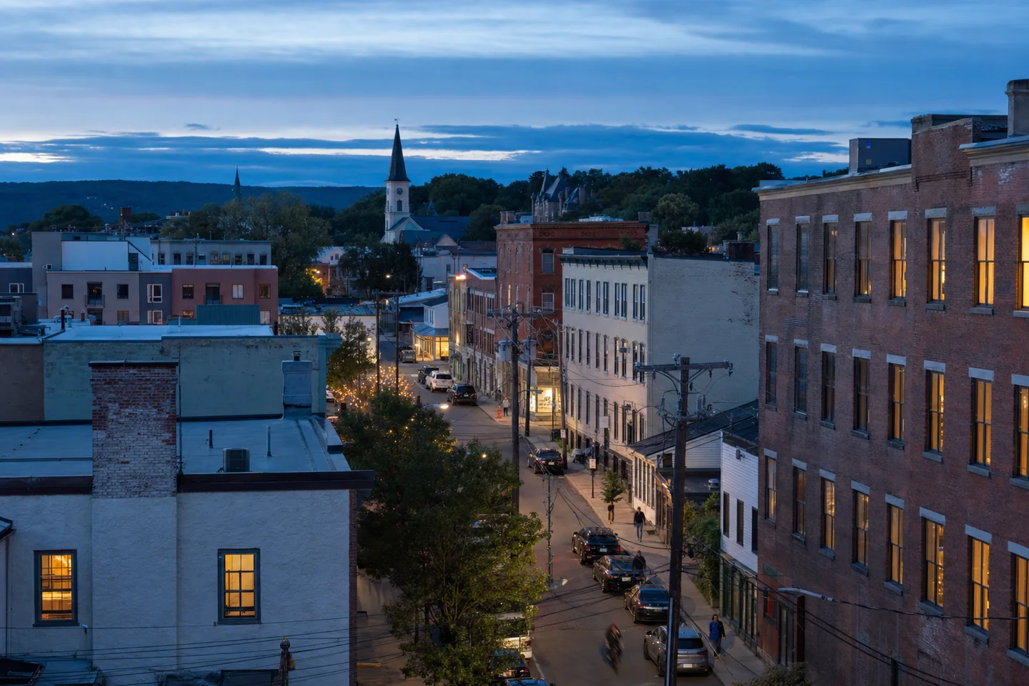 Kingston, NY cityscape