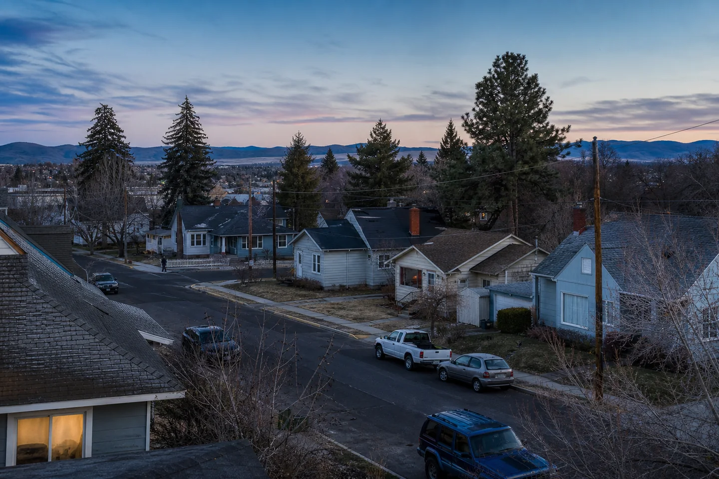 Klamath Falls, OR cityscape
