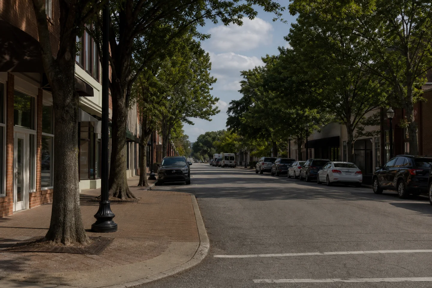 Lawrenceville cityscape
