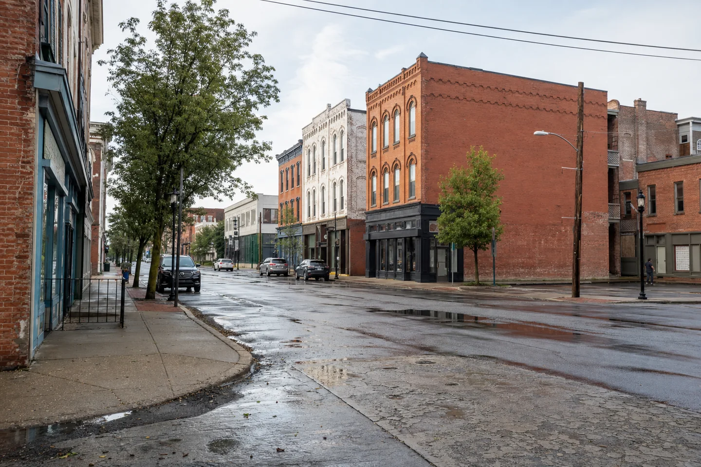 Logansport, IN cityscape