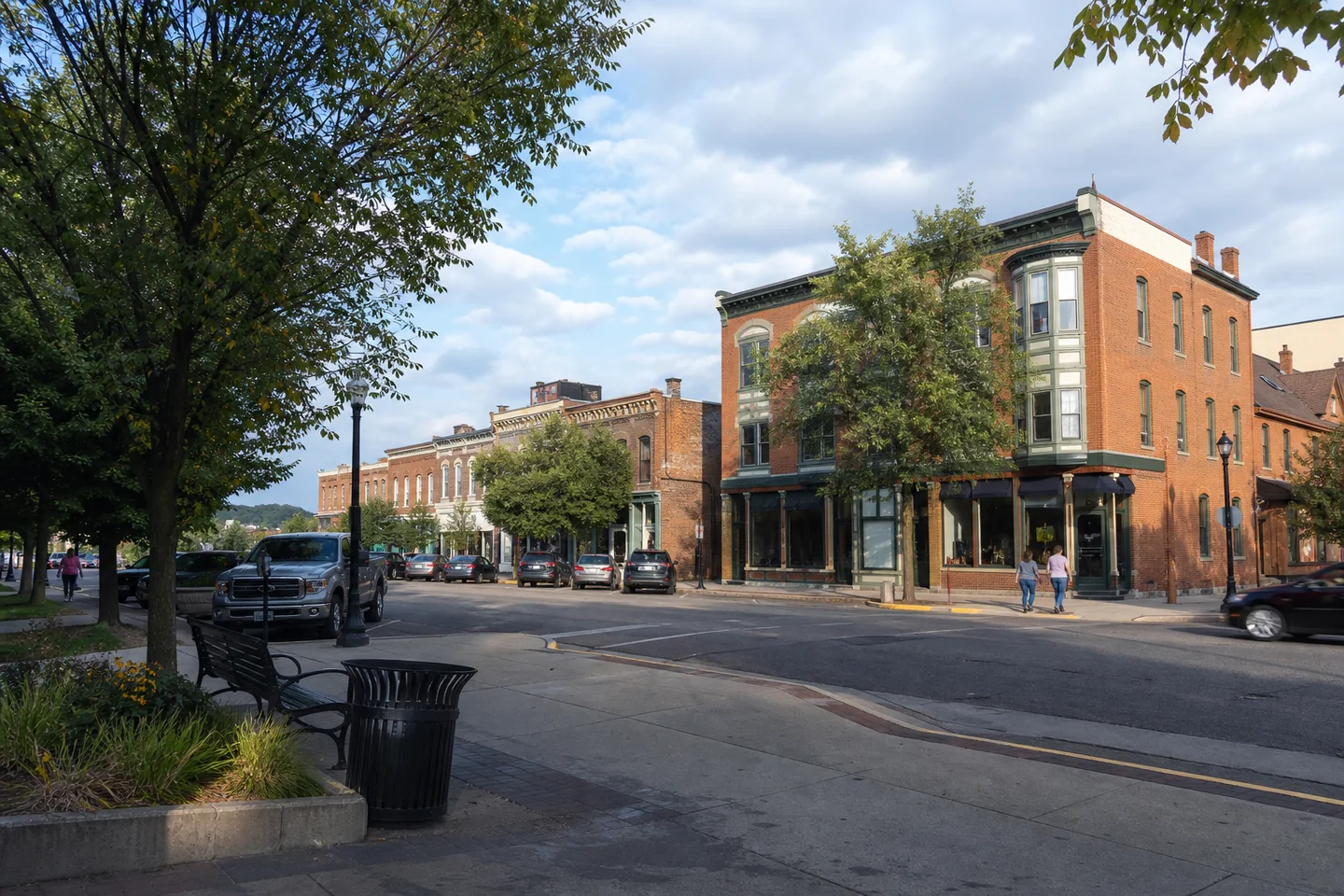 Menomonie, WI cityscape