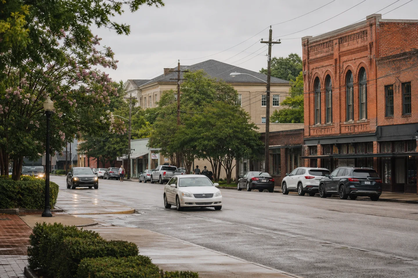 Milledgeville, GA cityscape