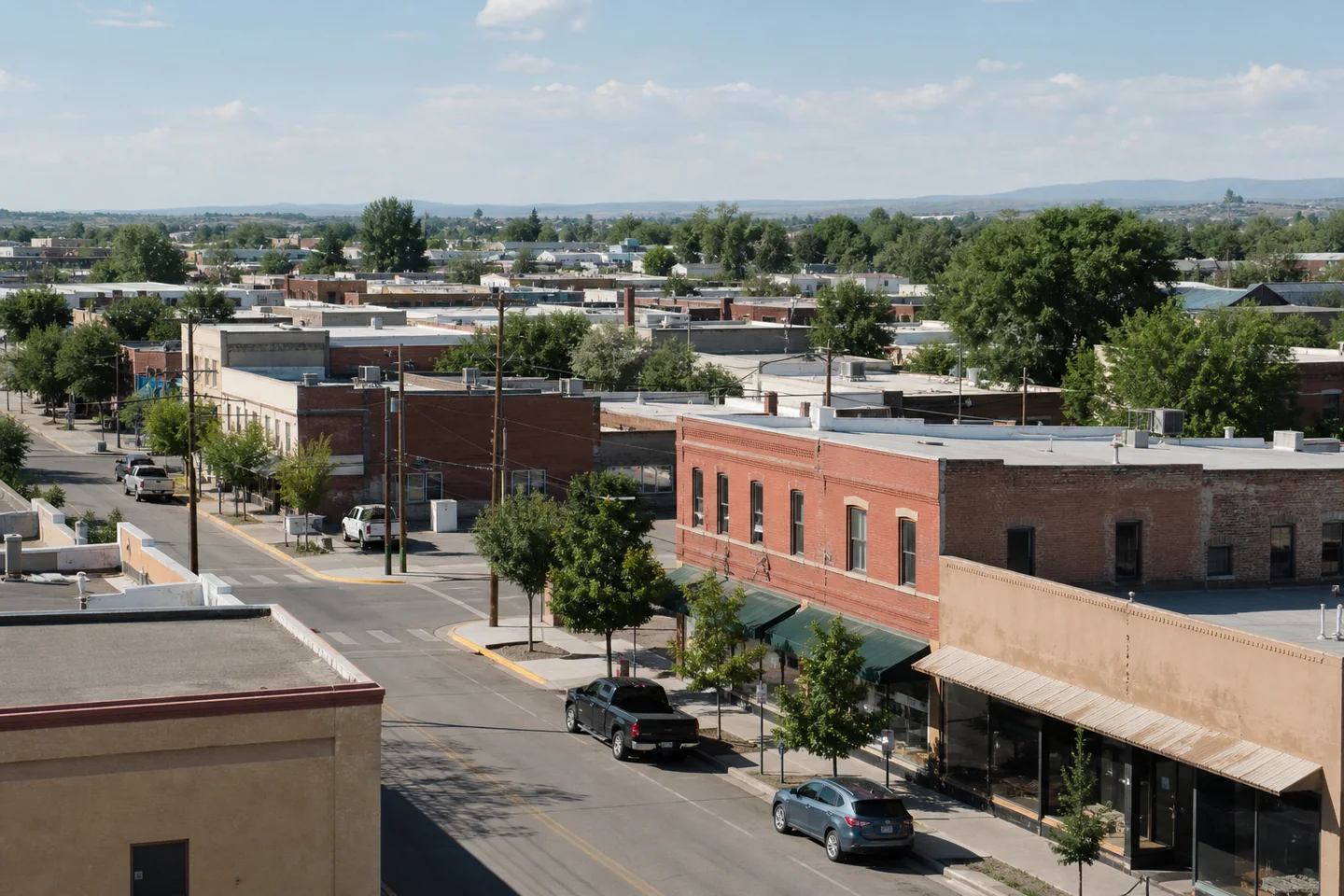 Montrose, CO cityscape