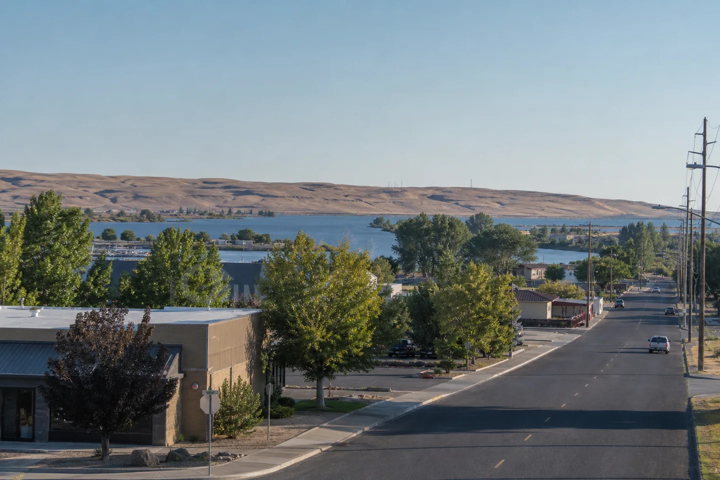 Moses Lake, WA cityscape
