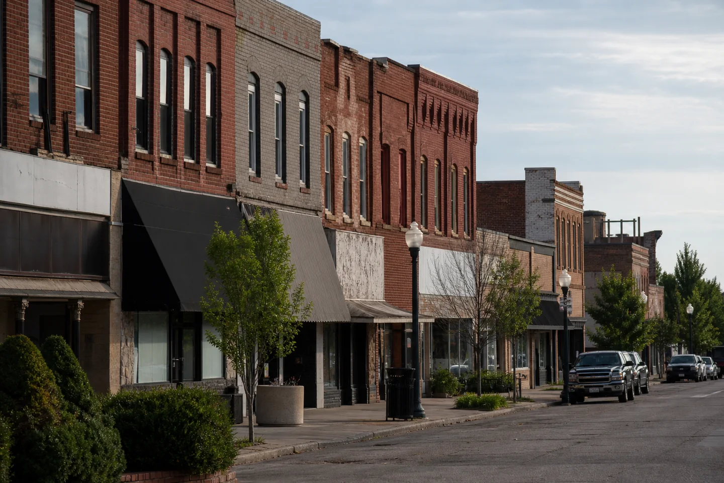 Muskogee, OK cityscape