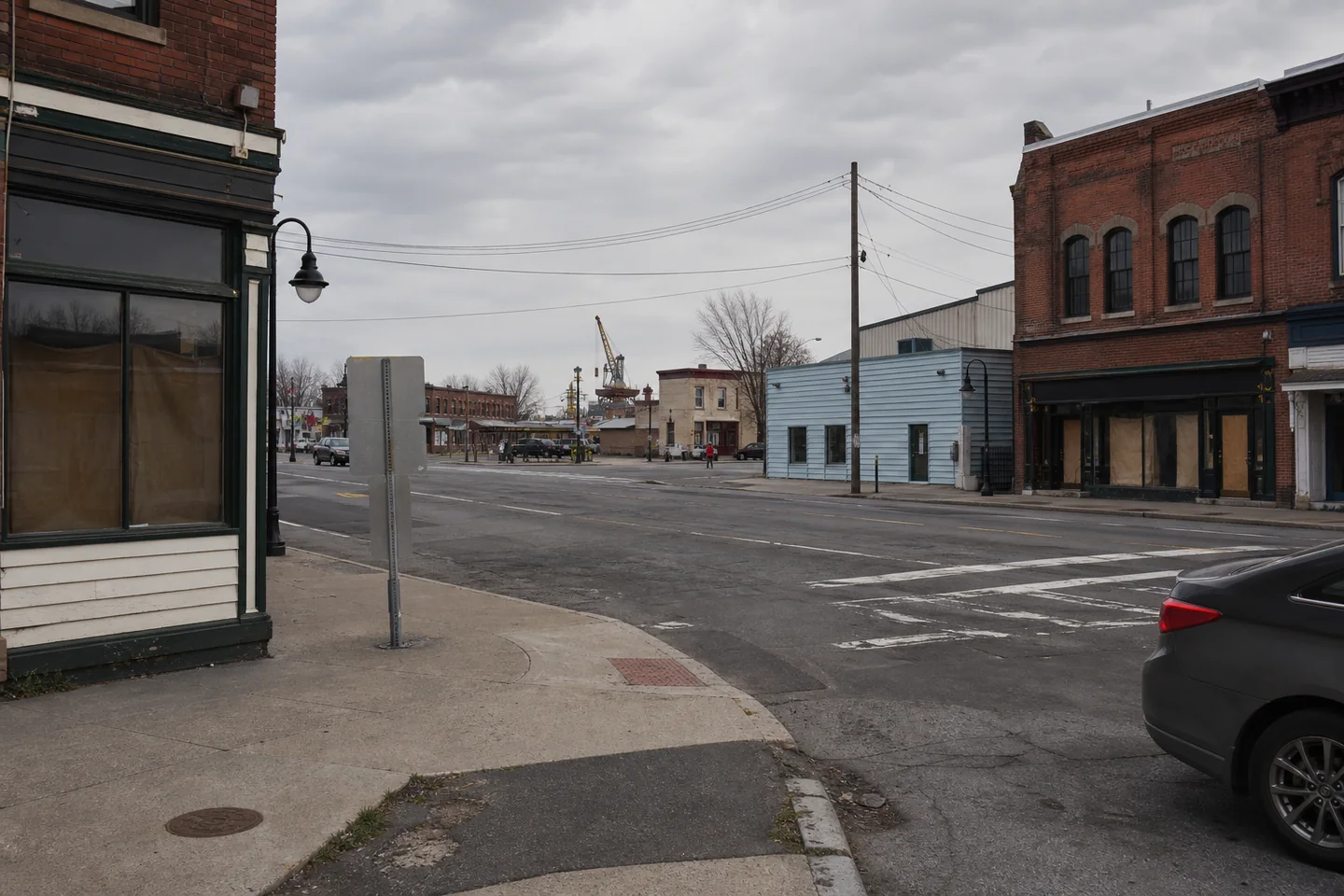 Ogdensburg, NY cityscape