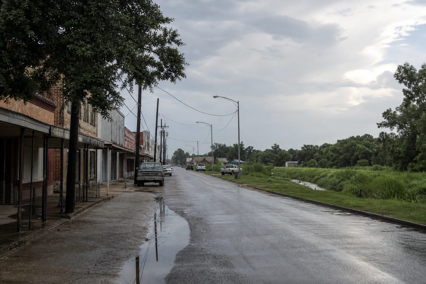 Opelousas, LA cityscape