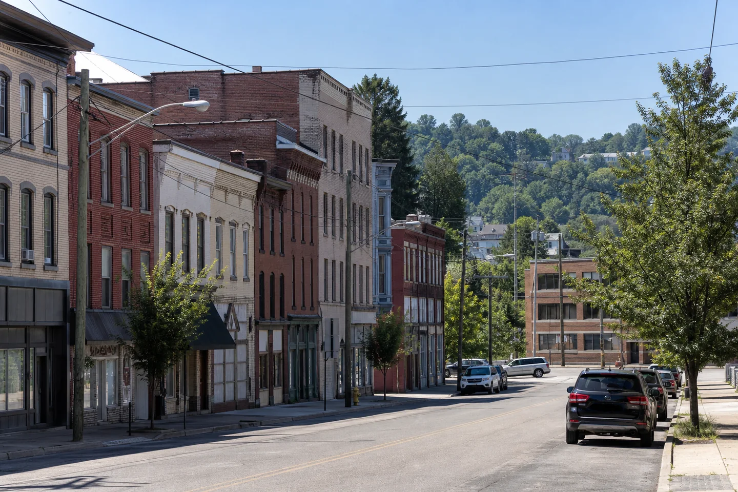 Parkersburg, WV cityscape