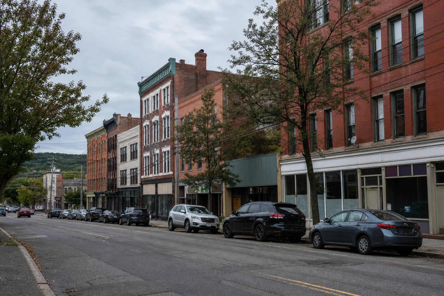 Pittsfield, MA cityscape