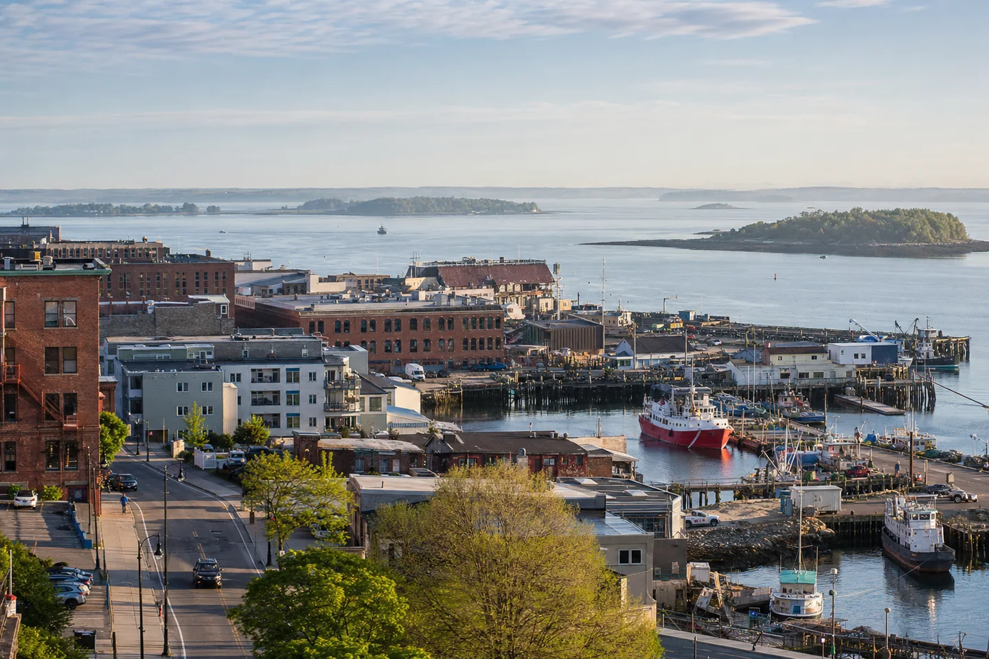 Portland, ME cityscape