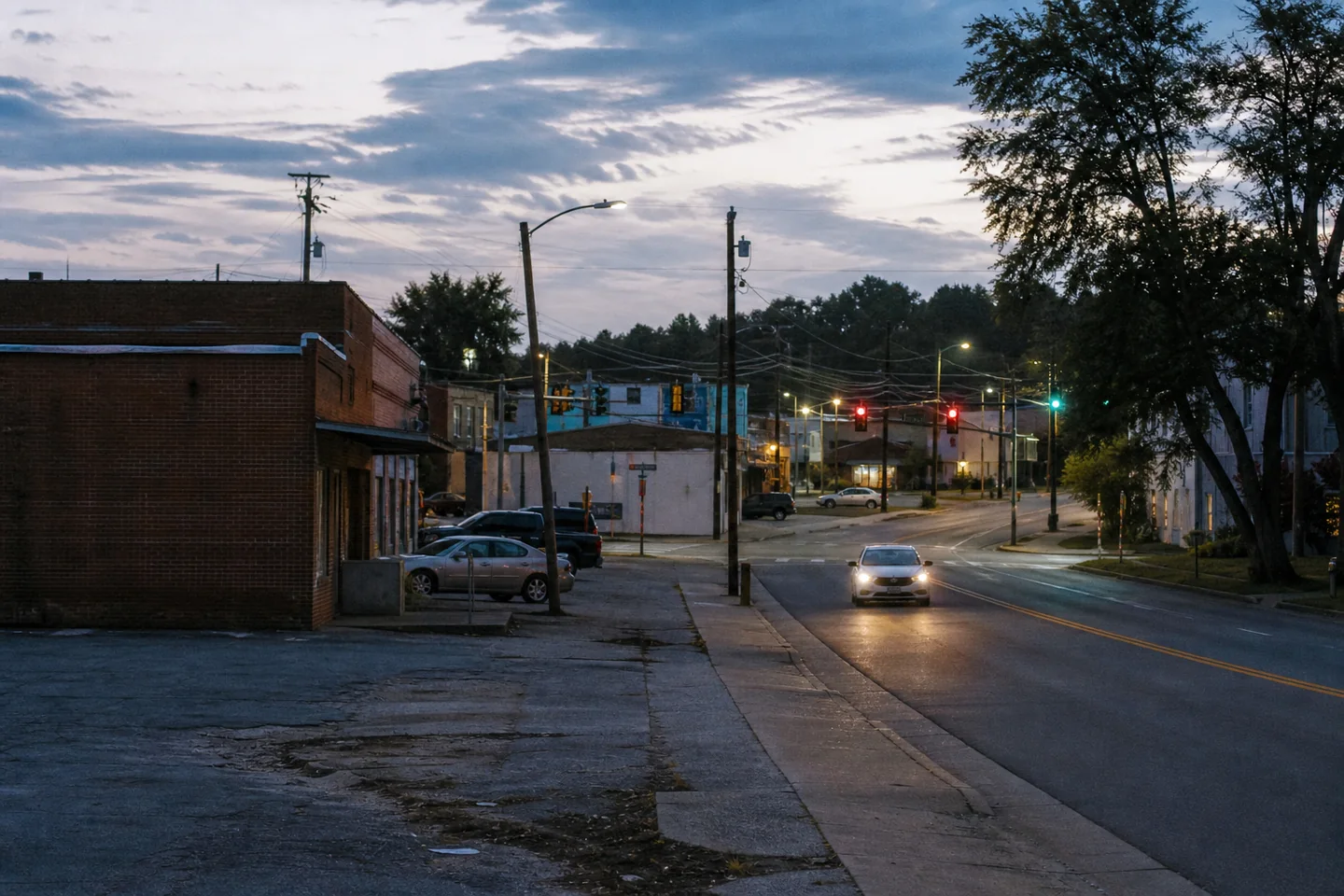 Roanoke Rapids, NC cityscape