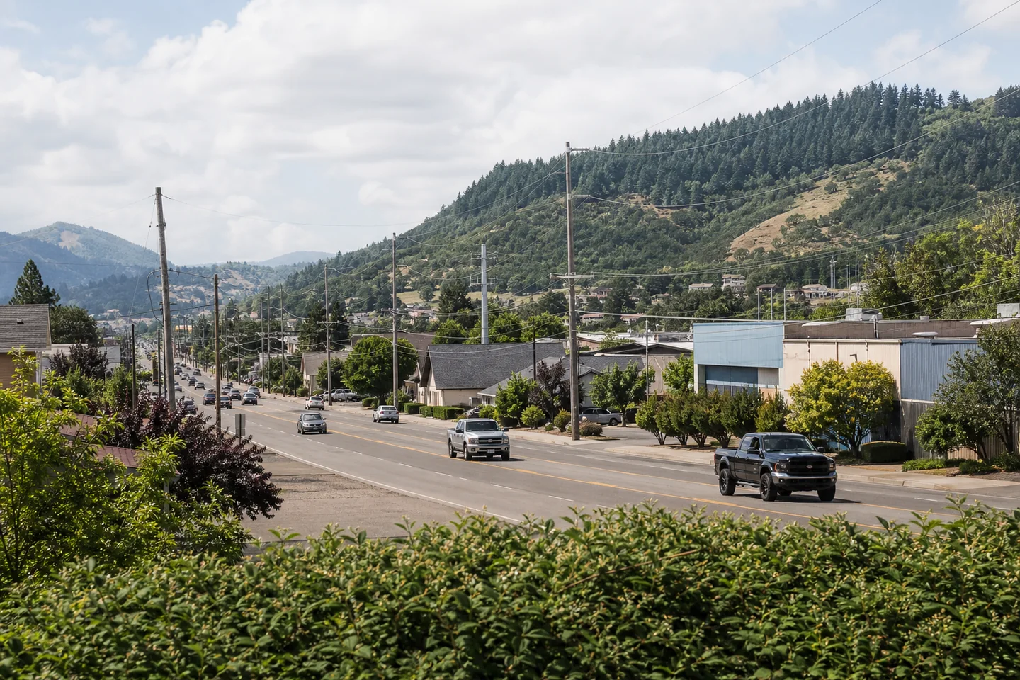 Roseburg, OR cityscape