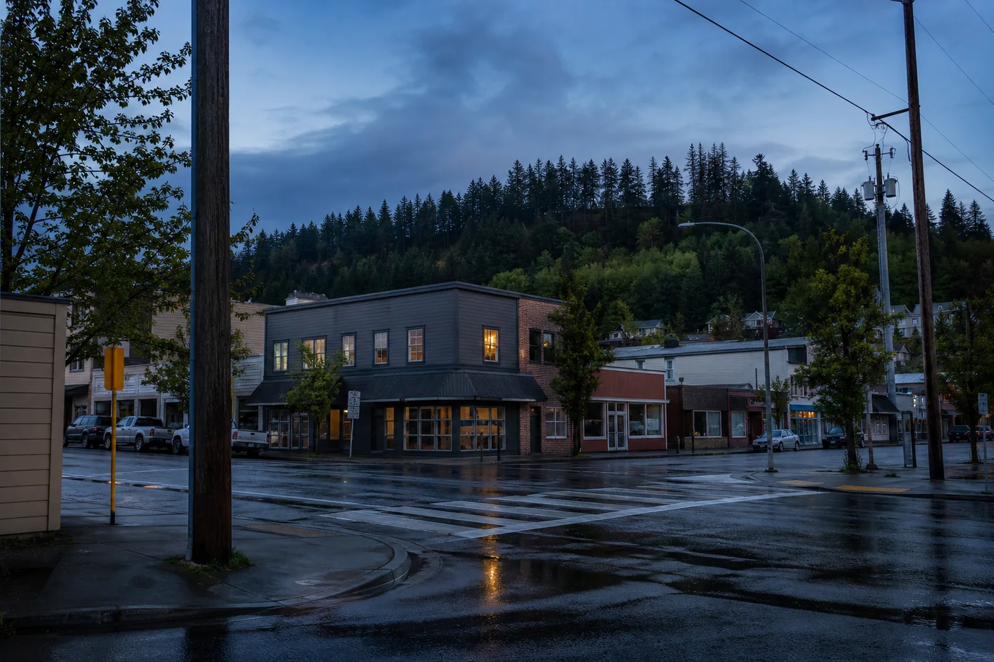 Shelton, WA cityscape