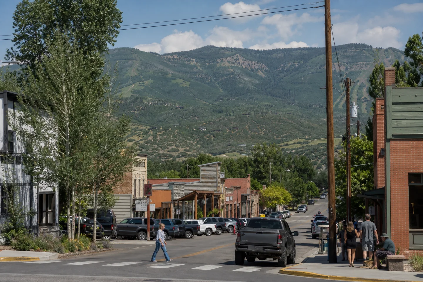 Steamboat Springs, CO cityscape