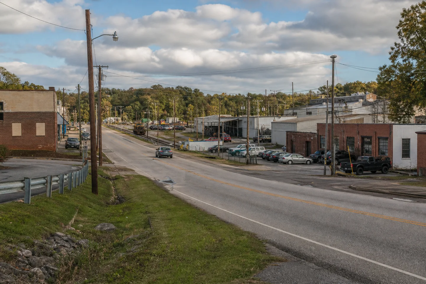 Talladega, AL cityscape