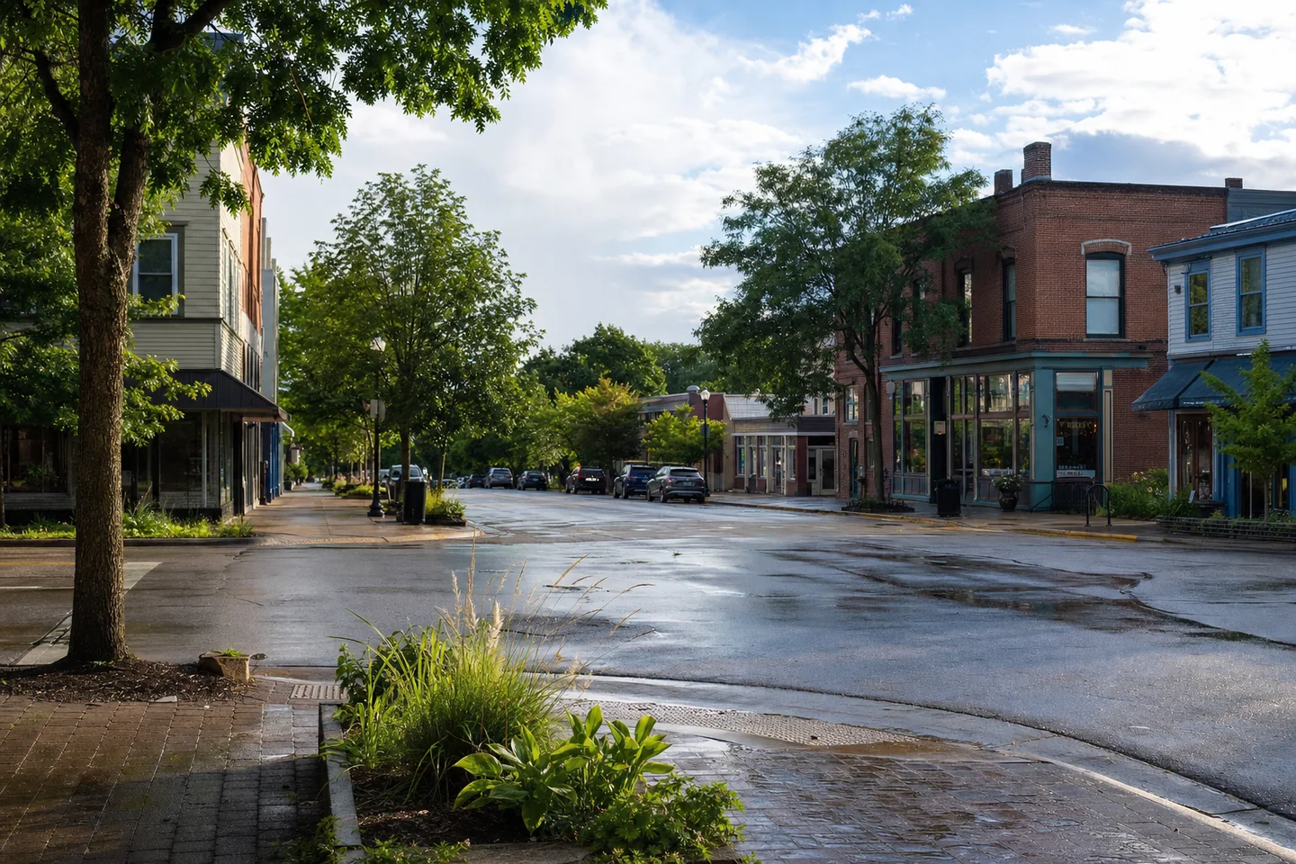 Traverse City, MI cityscape
