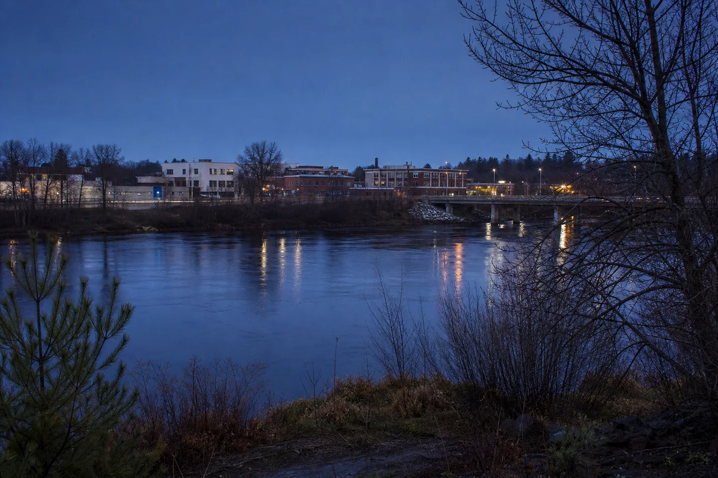 Wisconsin Rapids, WI cityscape