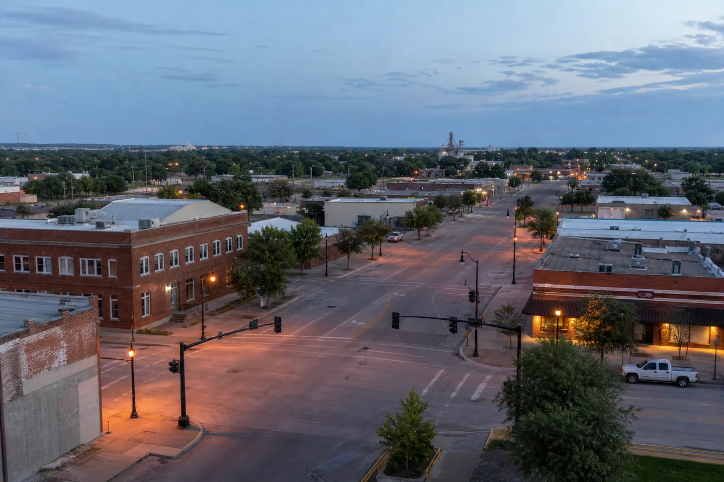 Woodward, OK cityscape