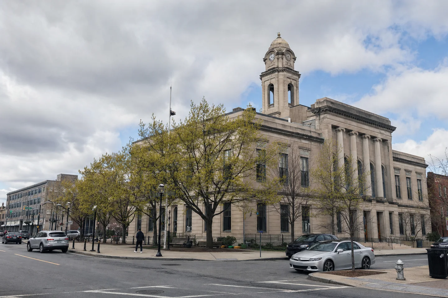 Brockton cityscape