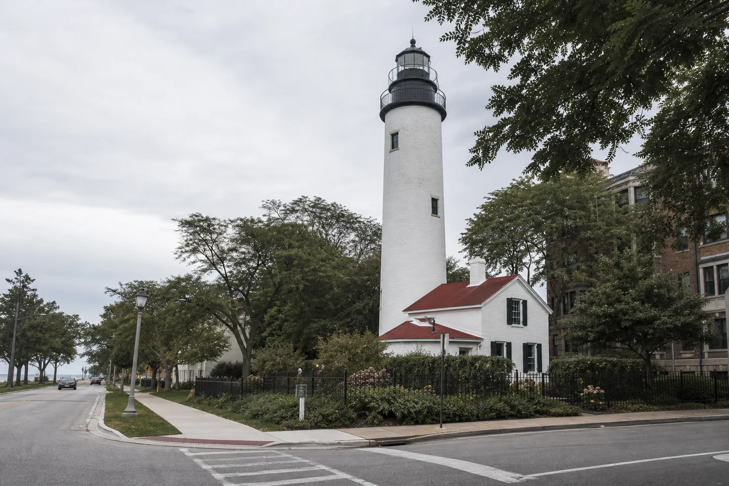 Evanston cityscape