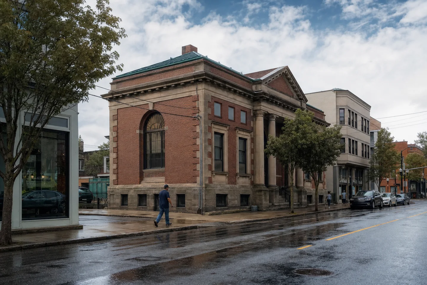 Lawrence cityscape
