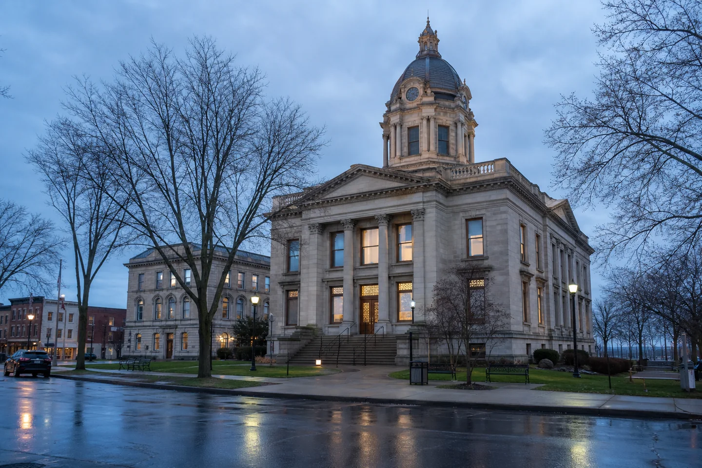 Lockport cityscape