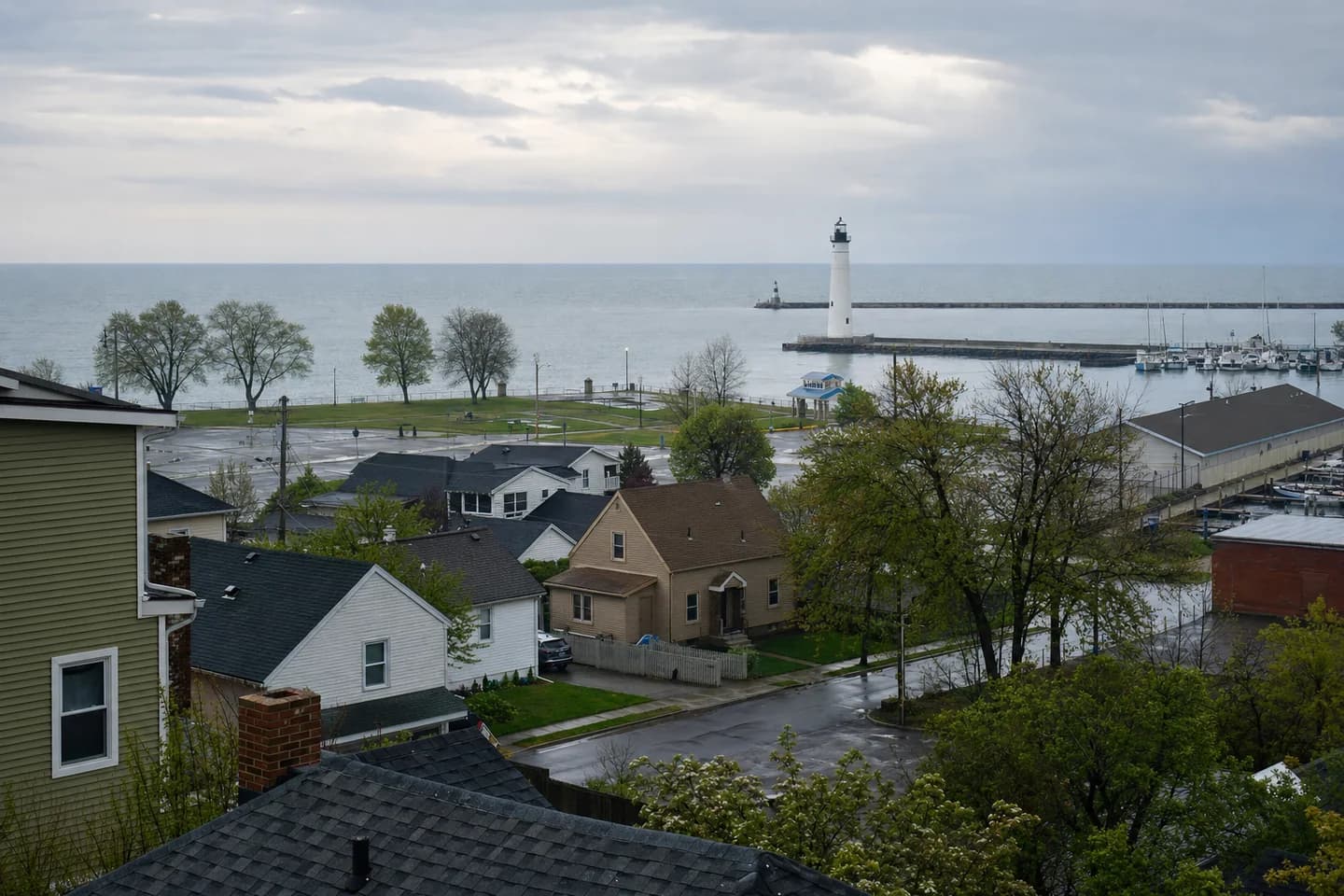 Lorain cityscape
