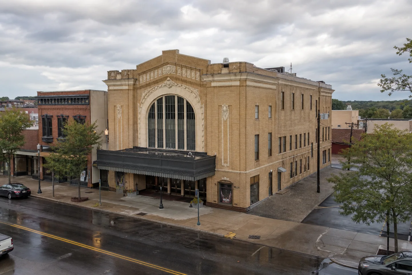 Mansfield cityscape